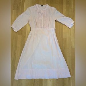 JCrew Pink Seer Sucker Dress Size 10